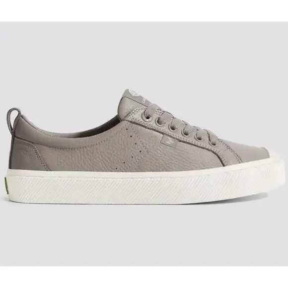 Cariuma OCA Low Sneakers Mens US 9 Gray Premium Leather Lifestyle Shoes HAWK1053 - Picture 6 of 10